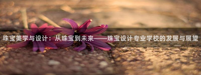 新宝5登录不了：珠宝美学与设计：从珠宝到未来——珠宝设计专业学校的发展与展望