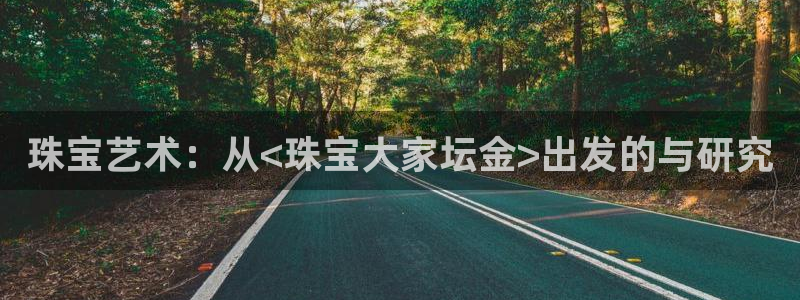 新宝5代理：珠宝艺术：从<珠宝大家坛金>出发的与研究