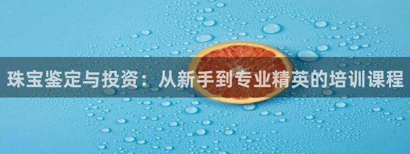 有人知道新宝5么：珠宝鉴定与投资：从新手到专业精英的培训课程