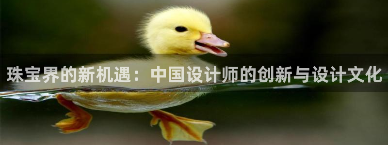 新宝5注册链接：珠宝界的新机遇：中国设计师的创新与设计文化