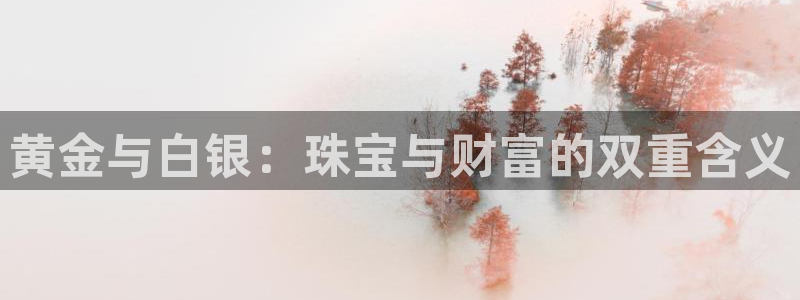 新宝5平台登陆：黄金与白银：珠宝与财富的双重含义