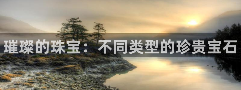 新宝5测：璀璨的珠宝：不同类型的珍贵宝石