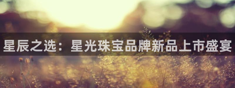 新宝5 注册：星辰之选：星光珠宝品牌新品上市盛宴