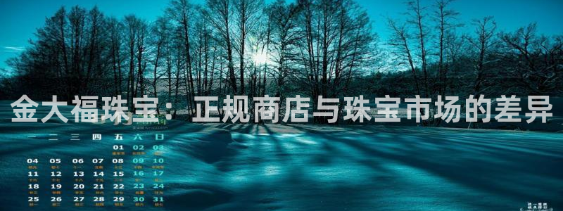 新宝5登陆地址：金大福珠宝：正规商店与珠宝市场的差异