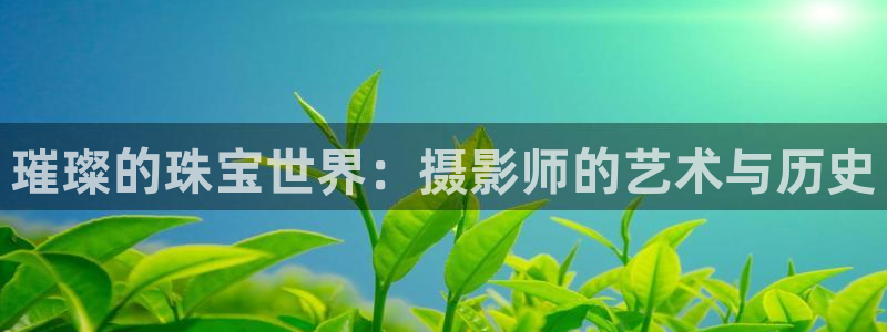 新宝5登录网址：璀璨的珠宝世界：摄影师的艺术与历史