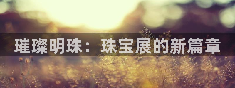 新宝5手机版：璀璨明珠：珠宝展的新篇章