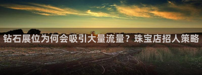 新宝5线路登录检测：钻石展位为何会吸引大量流量？珠宝店招人策略