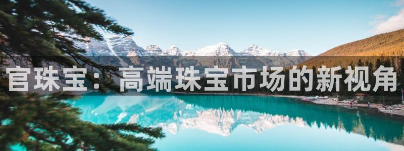 新宝5娱乐主管：官珠宝：高端珠宝市场的新视角